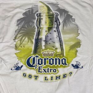 Vintage 2005 Corona Extra Beer t shirt Got Lime? XL